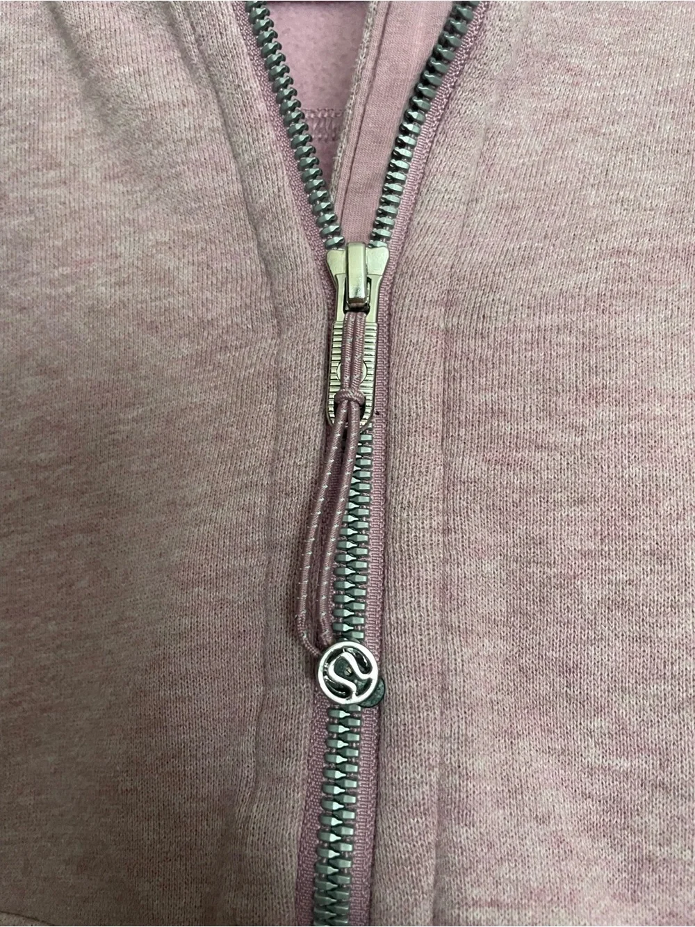 Lululemon Women’s XS/S Light Pink Heathered Half-Zip Hooded Scuba Sweatshirt